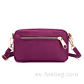 Fashion Women Small Pocket Mini Bolsas de hombro Bolsas de teléfono móvil Bolsa de mensajería